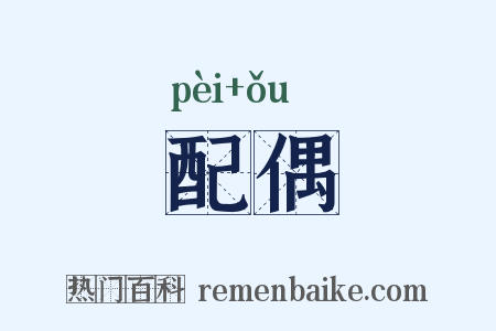 配偶是什么意思的图片